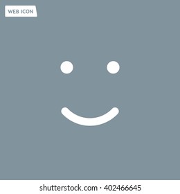 Face sign icon, vector illustration. Flat design style