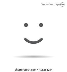 Face sign icon, vector illustration. Flat design style