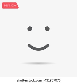 Face sign icon, vector illustration. Flat design style