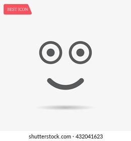 Face sign icon, vector illustration. Flat design style