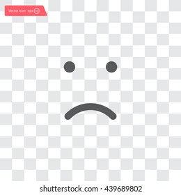 Face sign icon, vector illustration. Flat design style