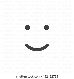 Face sign icon, vector illustration. Flat design style