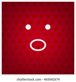 Face sign icon, vector illustration. Flat design style