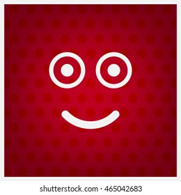 Face sign icon, vector illustration. Flat design style