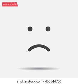 Face sign icon, vector illustration. Flat design style