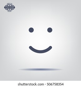 Face sign icon, vector illustration. Flat design style