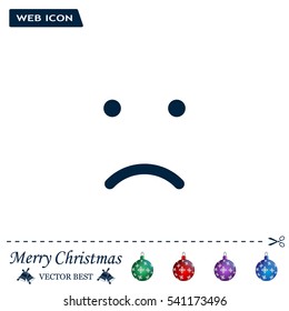 Face sign icon, vector illustration. Flat design style