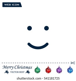 Face sign icon, vector illustration. Flat design style