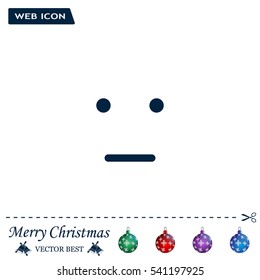 Face sign icon, vector illustration. Flat design style