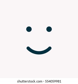 Face sign icon, vector illustration. Flat design style