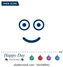 Face sign icon, vector illustration. Flat design style