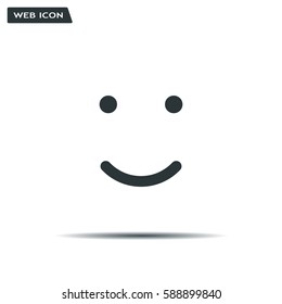 Face sign icon, vector illustration. Flat design style