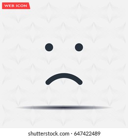 Face sign icon, vector illustration. Flat design style