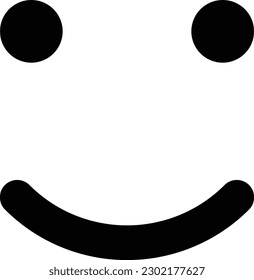 face sign icon vector isolated on white background