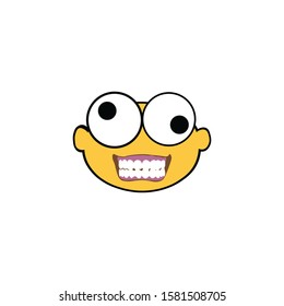 face smile cartoon, icon or symbol humor.