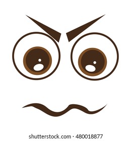 face smile happy kawaii isolated icon vector illustration design