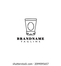 face soap logo template icon modern vector illustration