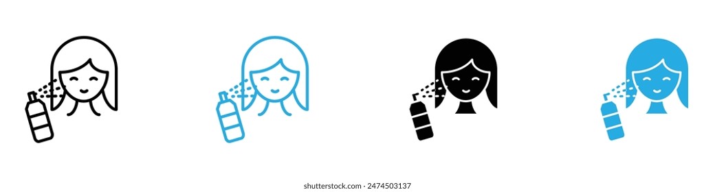Face Spray Icon Perfect for Skincare and Hydration Products