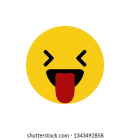 Face With Stuck-Out Tongue & Closed Eyes Emoji