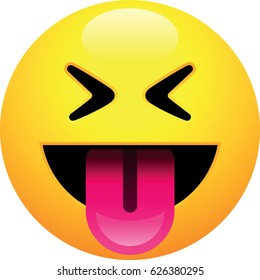 Face With Stuck-Out Tongue & Closed Eyes Emoji
