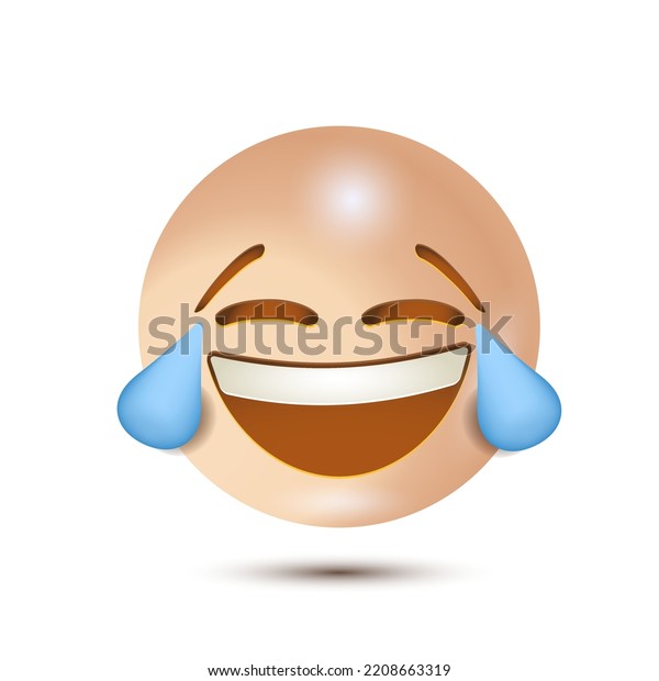 Face Tears Joy Haha Emoji Funny Stock Vector Royalty Free 2208663319 Shutterstock 0236