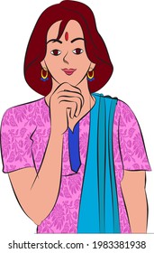 The Face Of Today's Young Indian Woman Punjabi Suit.