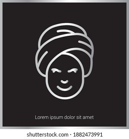Face Treatment icon vector. Beauty Salon icon. Eps10 vector illustration.