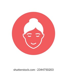Face treatment Vector icon which can easily modify or edit

