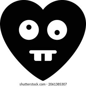 face vector glyph flat icon