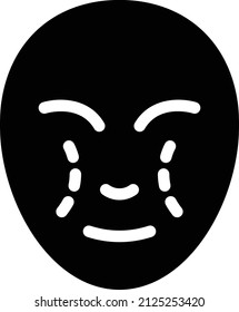 Face Vector illustration on a transparent background.Premium quality symmbols.Glyphs vector icon for concept and graphic design.