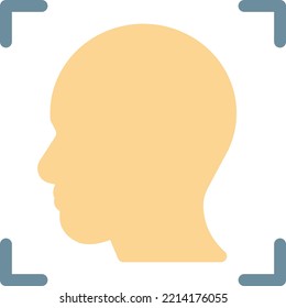 ilustración de face Vector en un fondo transparente. Símbolos de calidad superior. Iconos vectoriales de color de línea para el concepto y el diseño gráfico.