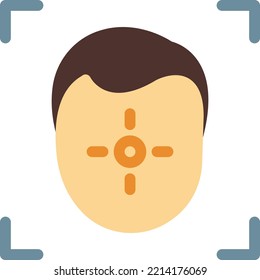 ilustración de face Vector en un fondo transparente. Símbolos de calidad superior. Iconos vectoriales de color de línea para el concepto y el diseño gráfico.
