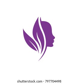 face vector woman beauty logo fashion