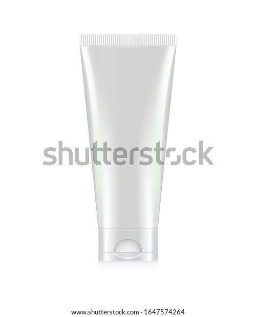 Download Face Wash Cream Mockup Realistic Skin Stock Vector Royalty Free 1647574264