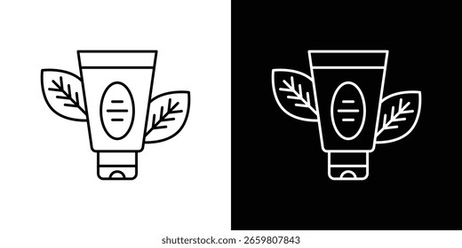 Diseño de icono de lavado de cara. Ilustración vectorial de Elementos gráficos delgados