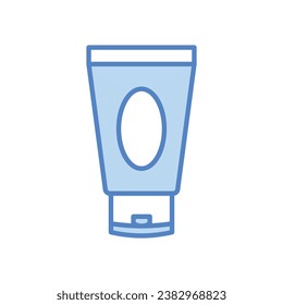 Icono de lavado de cara aislar ilustración de material vectorial de fondo blanco