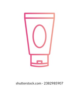 Face Wash icon isolate white background vector stock illustration