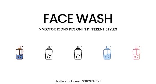 Icono de Lavado de cara. Adecuado para diseño de páginas Web, aplicaciones móviles, UI, UX y GUI.