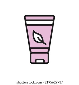 Ilustración del vector de iconos de lavado de cara