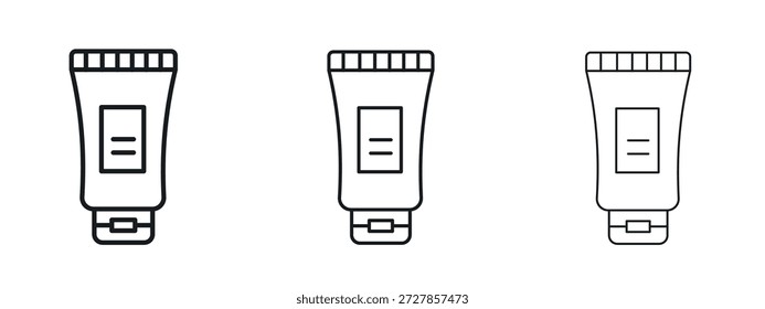 Ícone de lavagem de rosto vetor Logo Design Template. Gráficos de Traçado editáveis.