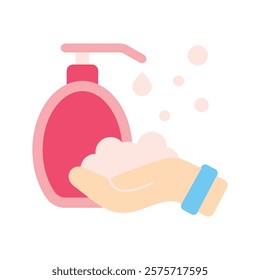 Face Wash Vector EPS 10 for print, digital UI, UX kit, web and app development for health, personal care, body treatment and more.