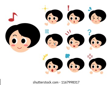 Face of woman