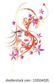 face woman