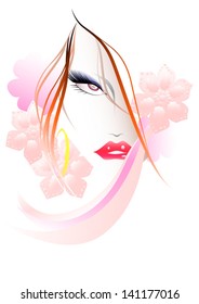 face woman