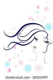 face woman