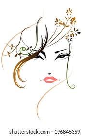 face woman