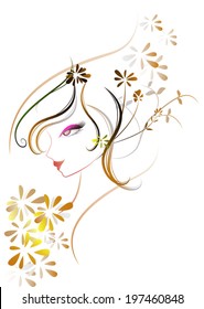 face woman