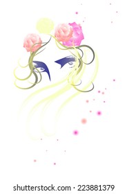 face woman