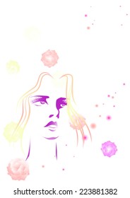 face woman