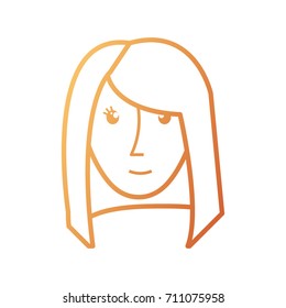 face woman  vector illustration